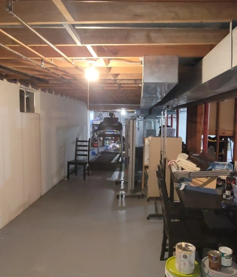 BASEMENT FINISHING - PRINCETON,NJ- BEFORE